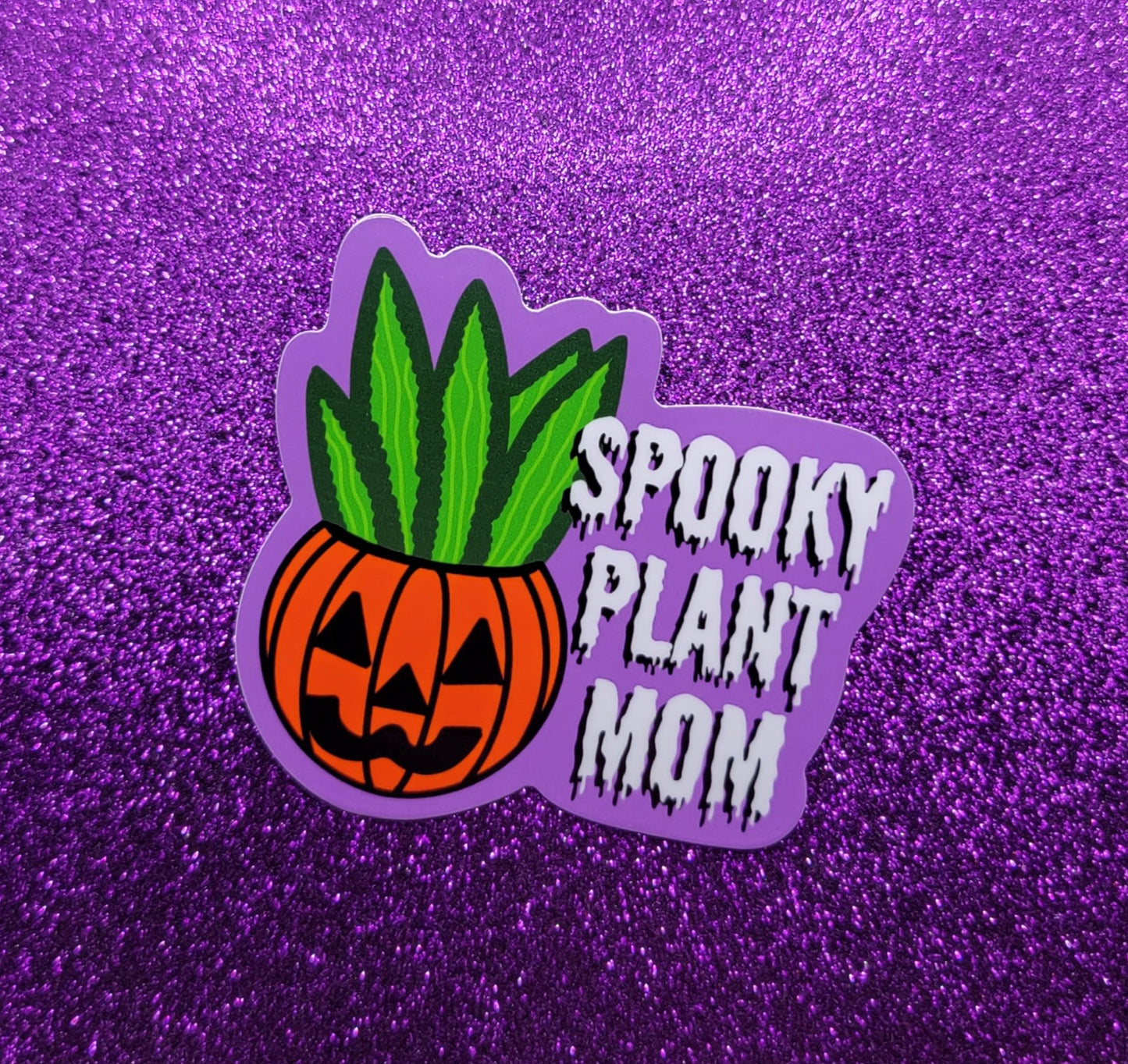 Spooky Plant Mom Sticker 2.75"x3"