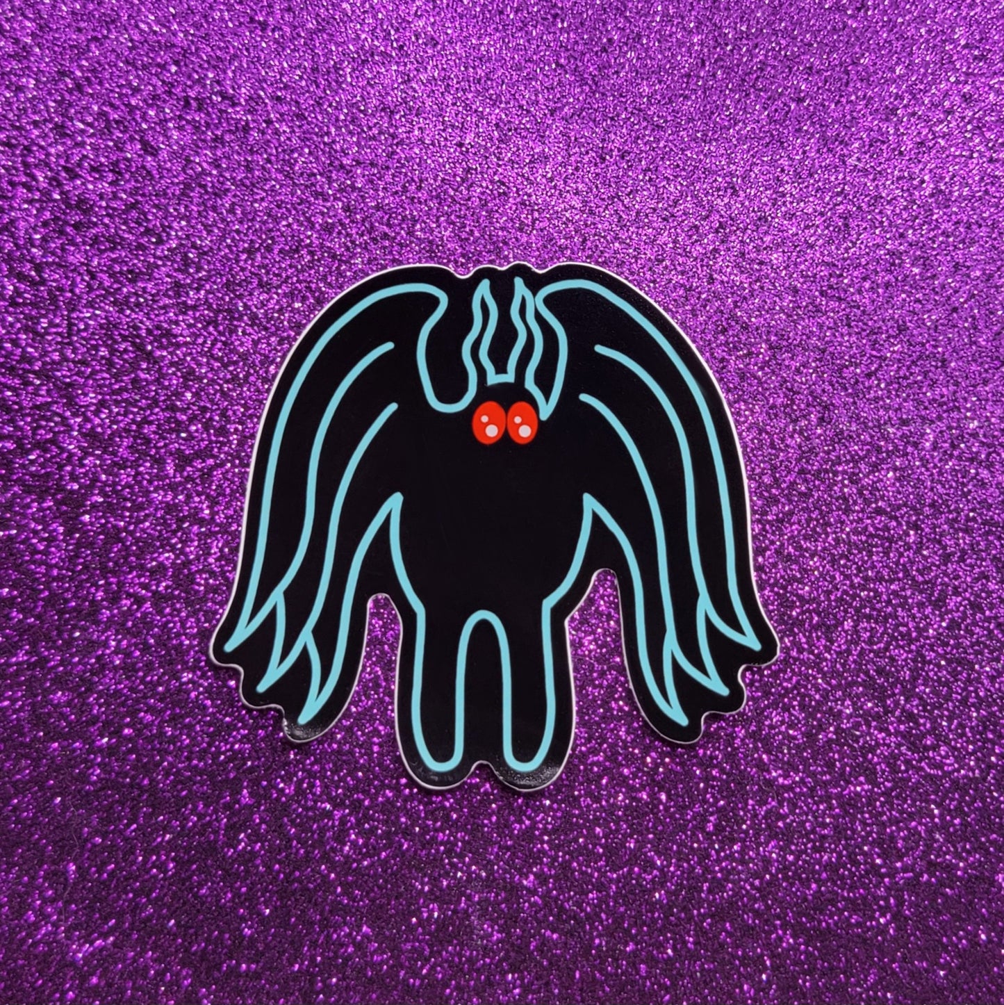 Mothman Cryptid Sticker 3"x2.5"