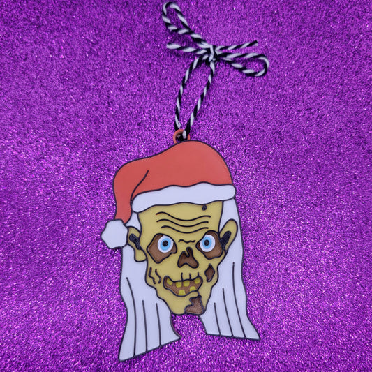 Cryptkeeper 3D Printed Spooky Christmas Ornament