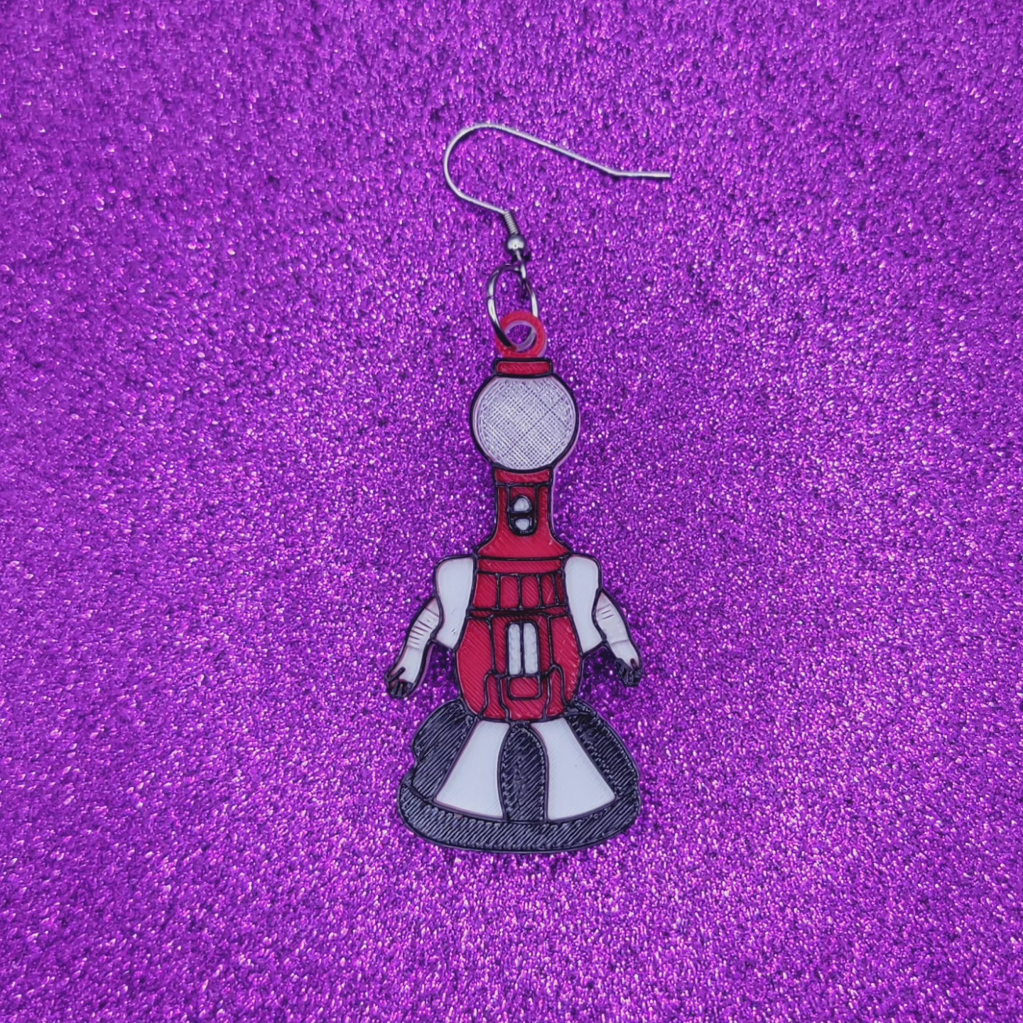 Mix and Match MST3K Statement Earrings 3D Printed