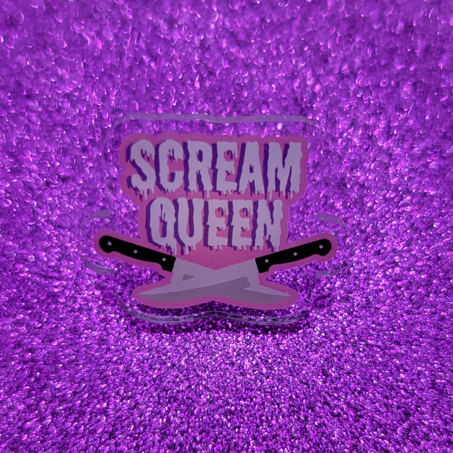 Scream Queen Acrylic Pin