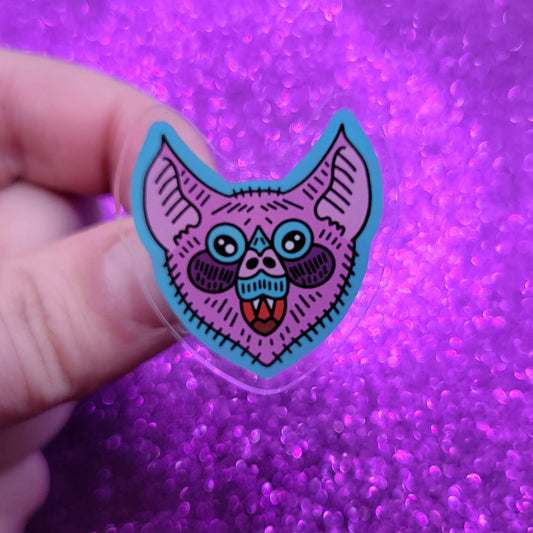 Bat Acrylic Pin