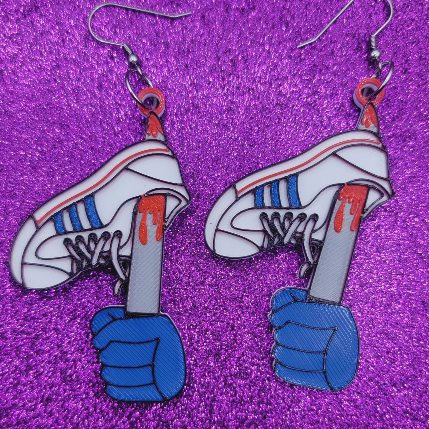 Sleepaway Camp 3D Printed Statement Earrings