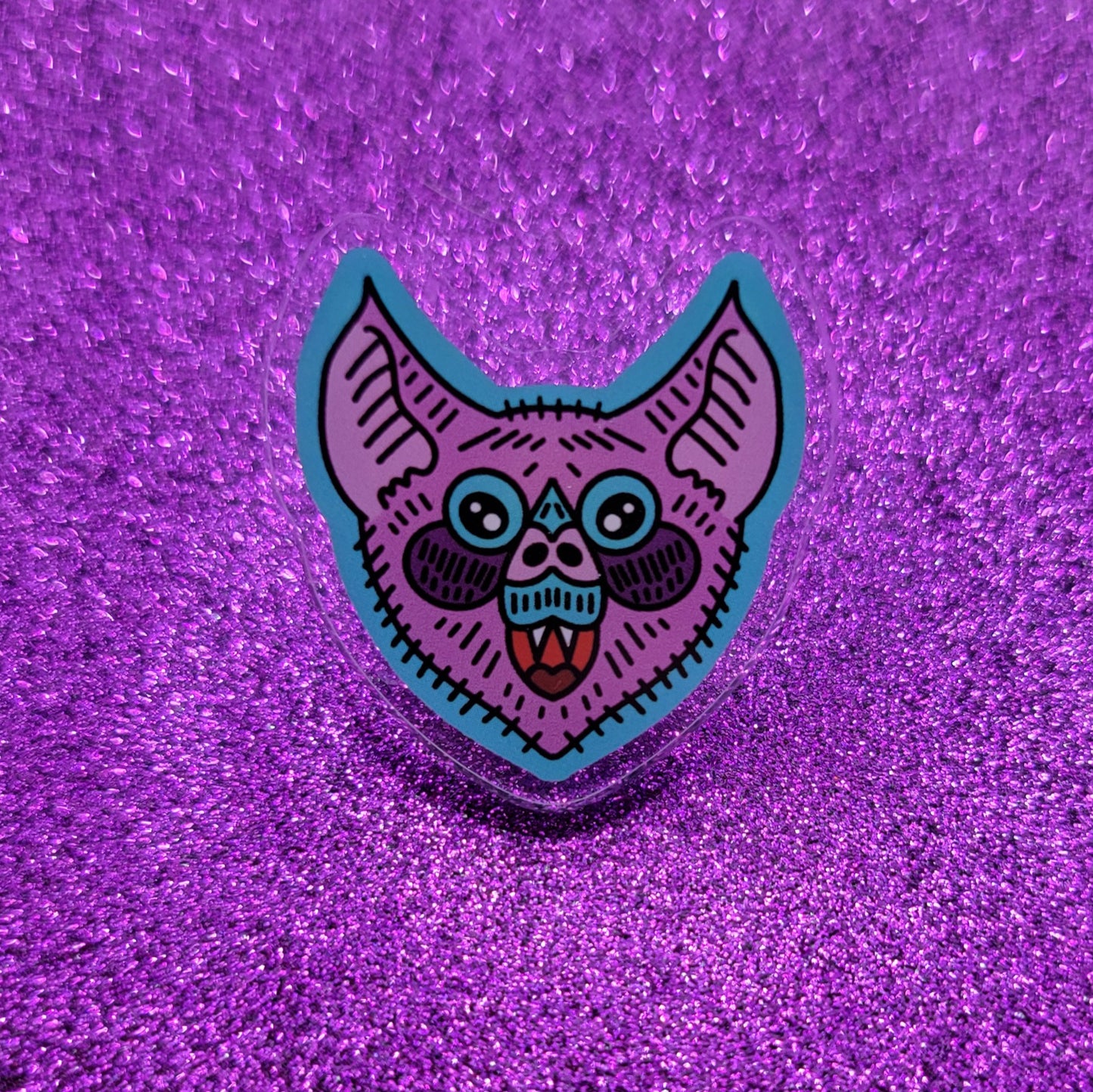 Bat Acrylic Pin