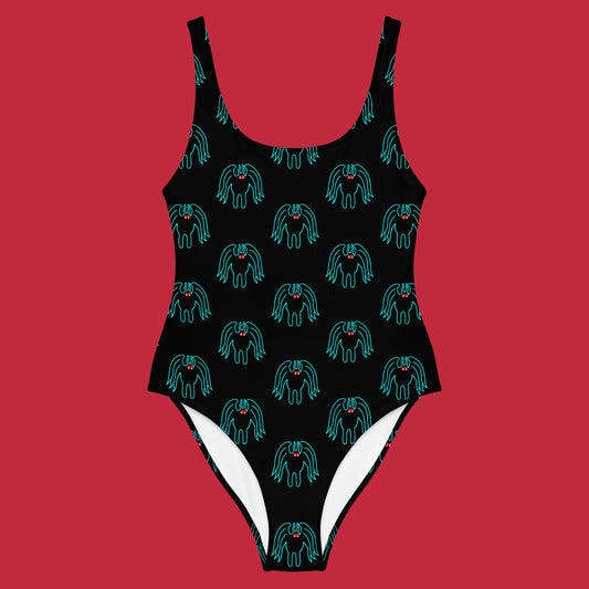 Mothman Cryptid One-Piece Swimsuit