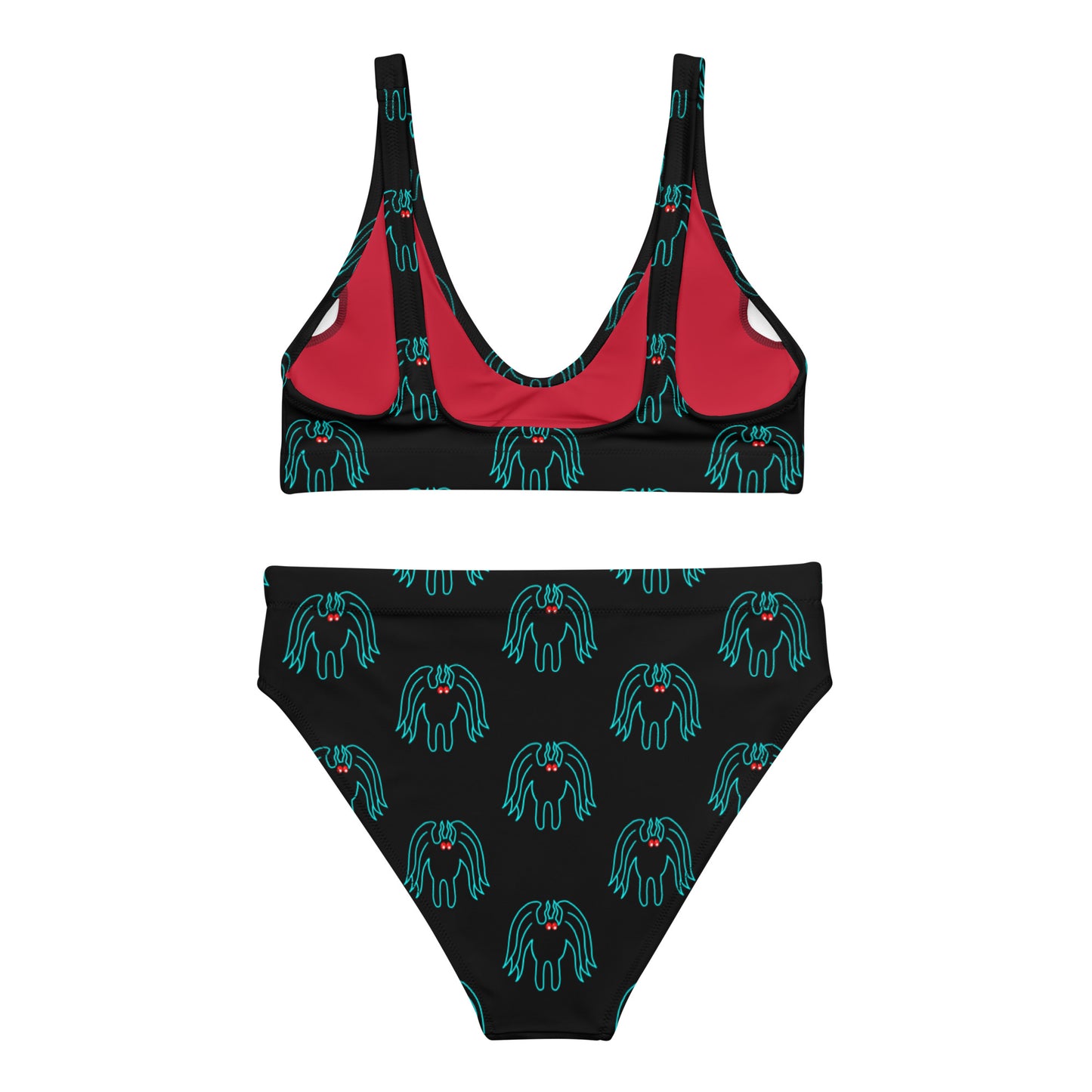 Mothman Cryptid High-Waisted Bikini