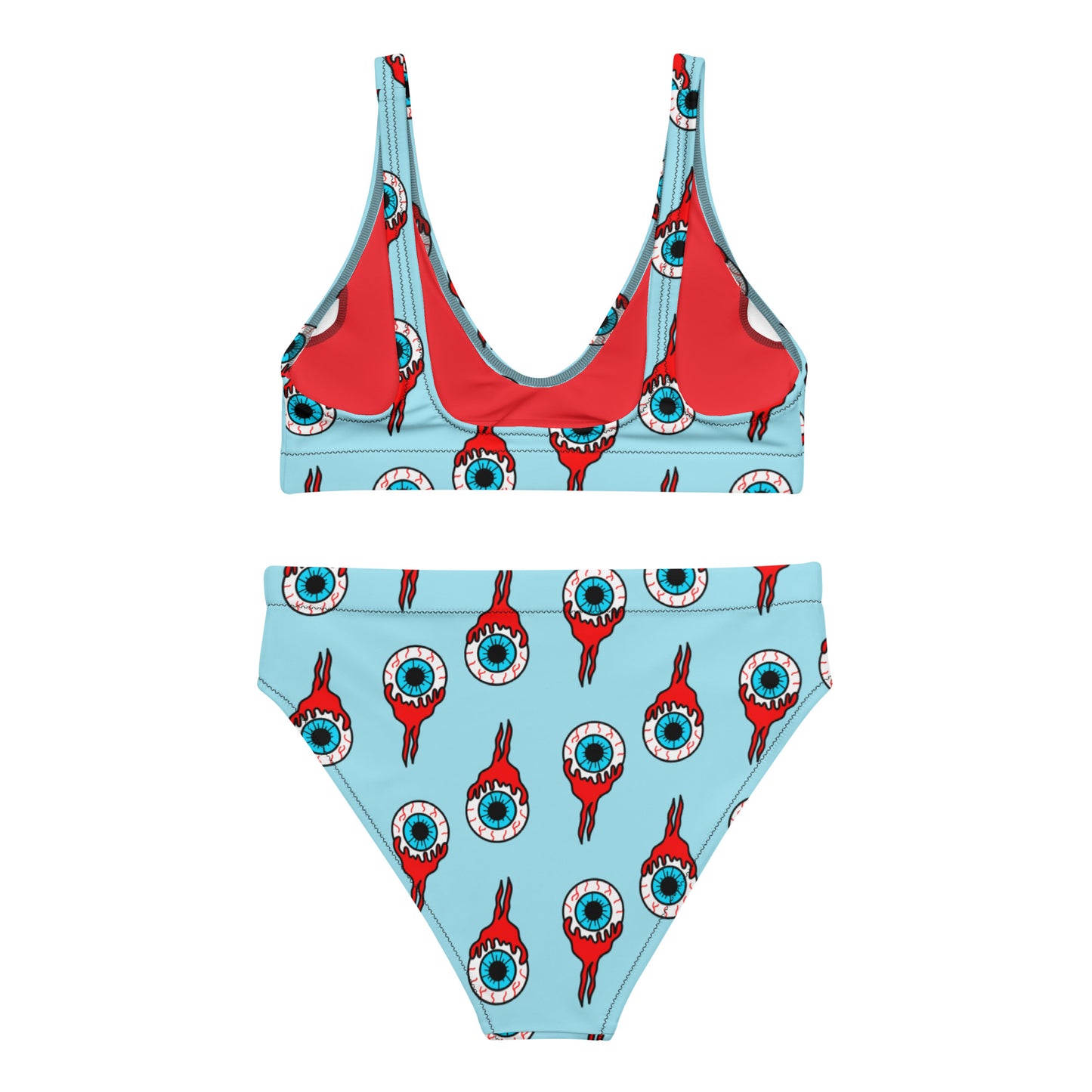 Eyeball High-Waisted Bikini