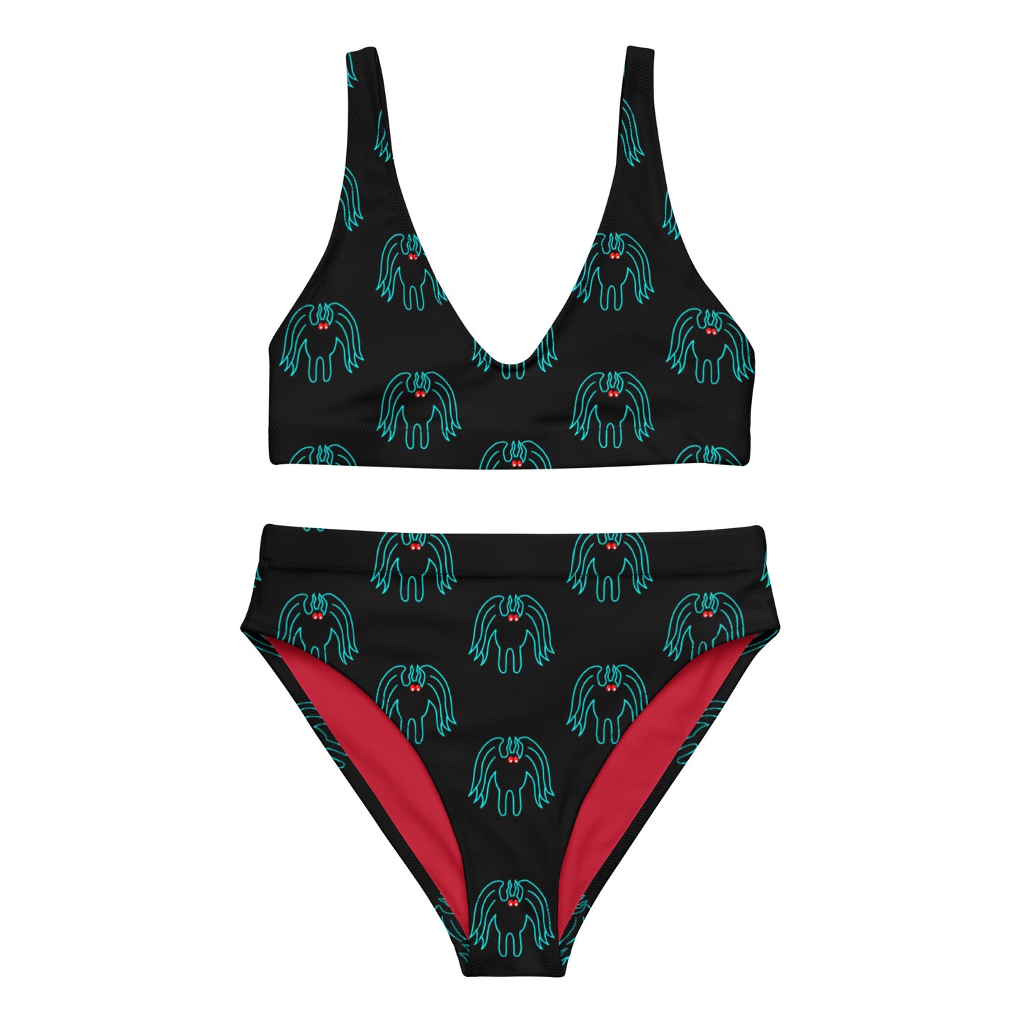 Mothman Cryptid High-Waisted Bikini