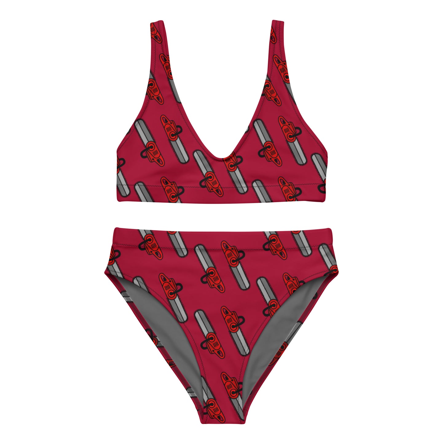 Chainsaw High-Waisted Bikini