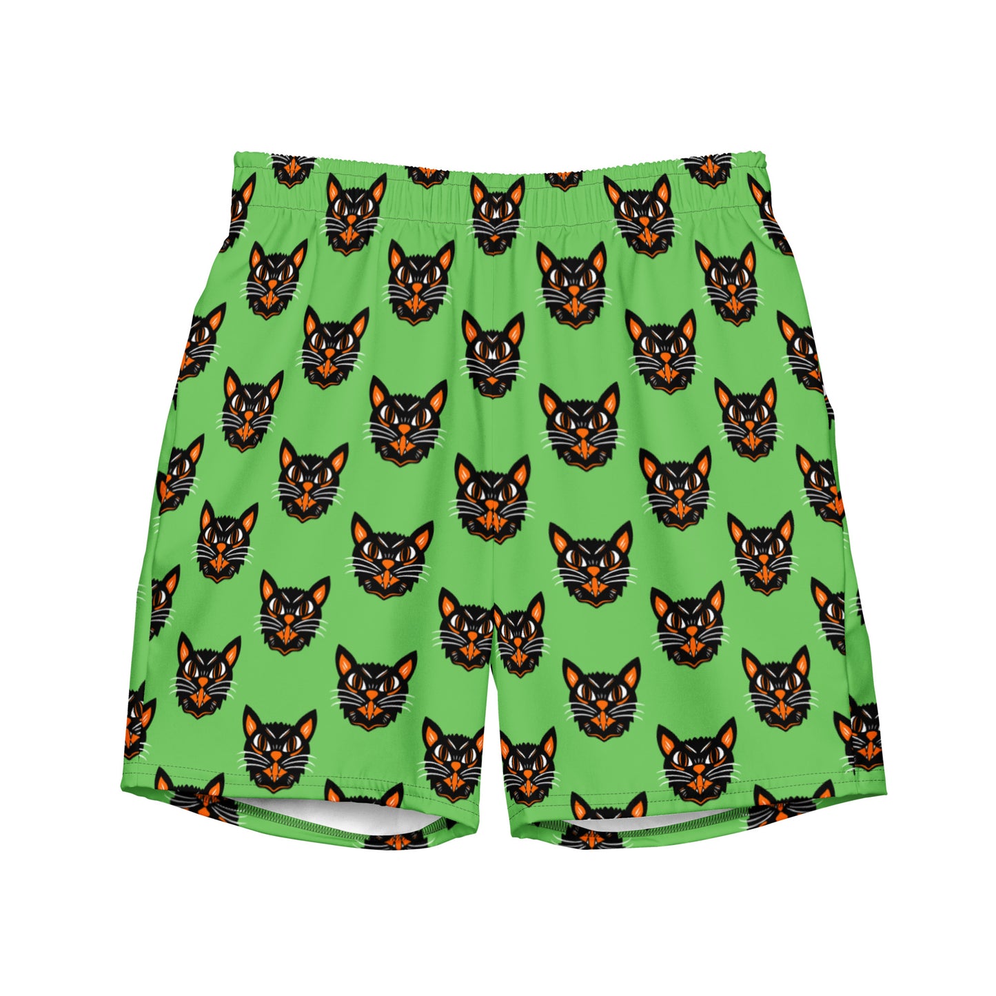 Black Cat Men's swim trunks