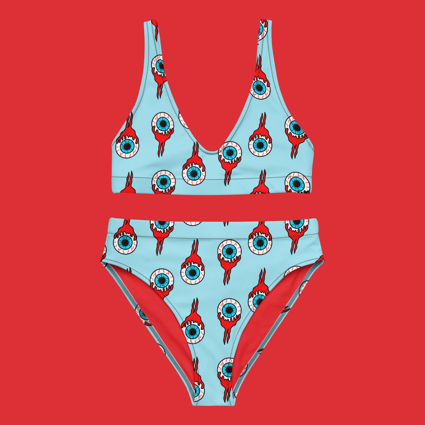 Eyeball High-Waisted Bikini